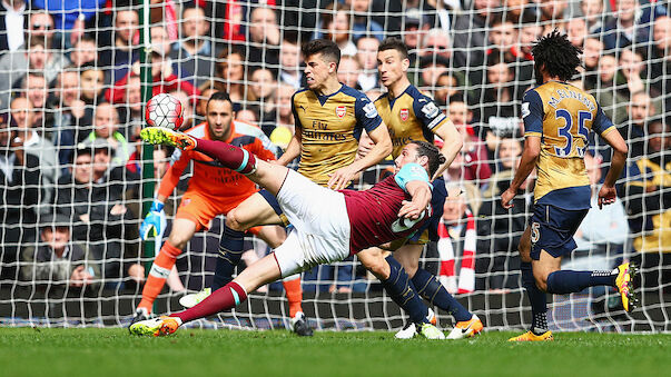 Spektakuläres Remis bei West Ham-Arsenal