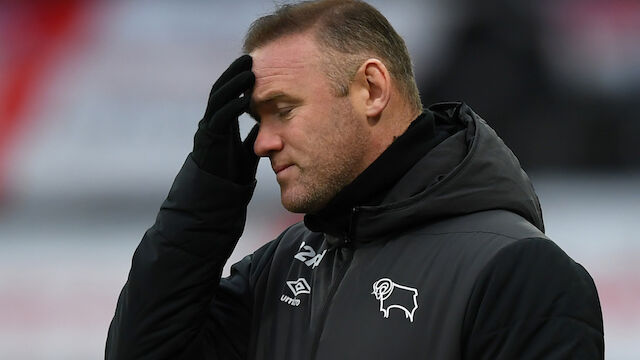 Nur neun Spieler! Rooney mit Derby County in Not