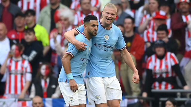 Mahrez schießt Man City mit Hattrick ins FA-Cupfinale