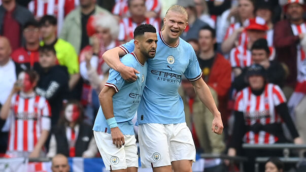 Mahrez schießt Man City mit Hattrick ins FA-Cupfinale