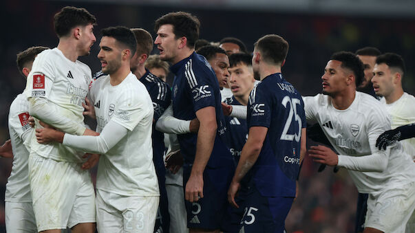 Viel Feuer drinnen! United knackt Arsenal im Pokal-Kracher