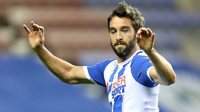 On fire: Will Grigg rettet Wigan