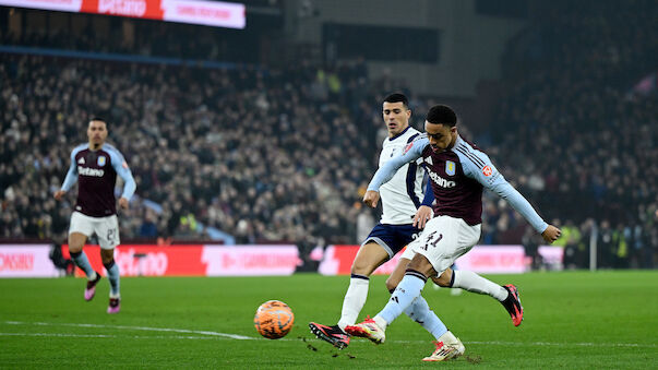 Aston Villa kickt Dansos Tottenham aus dem FA Cup
