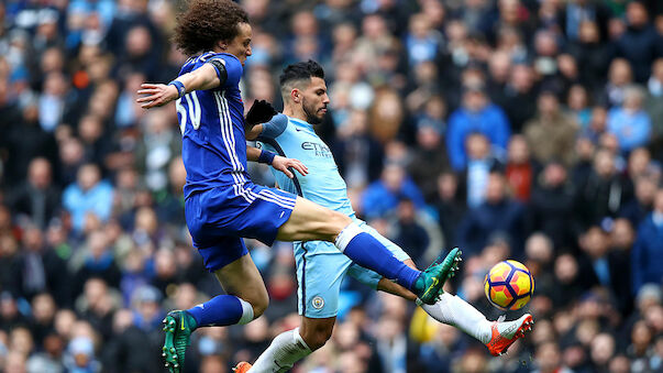 Aguero nach Foul an David Luiz gesperrt