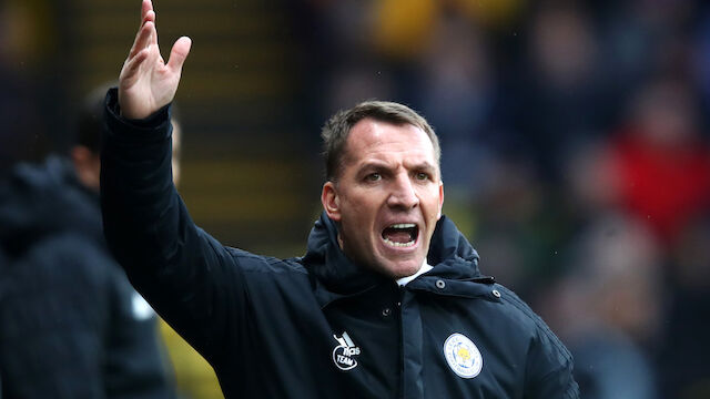 Leicester-Trainer Rodgers hatte Corona