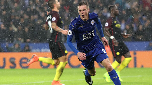 Vardy schießt ManCity über den Haufen