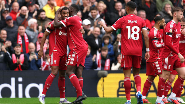 Weiter ohne Punktverlust: Liverpool gewinnt Merseyside-Derby