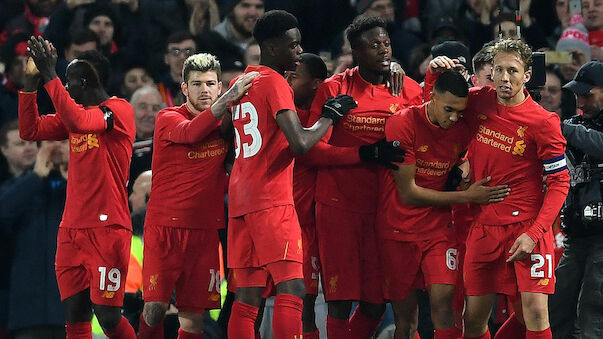 FC Liverpool mit Mühe im League-Cup-Halbfinale