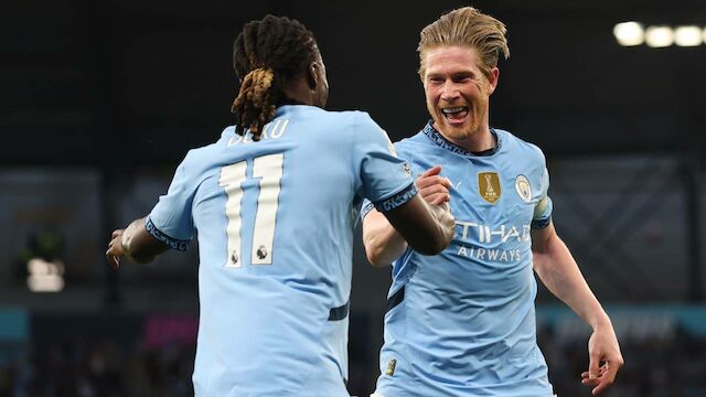 Kevin De Bruyne schießt ManCity zu Sieg über Wolverhampton