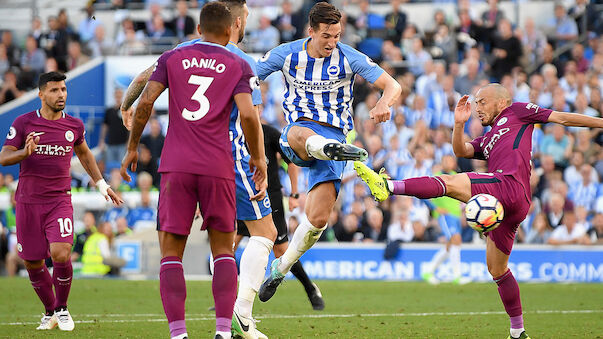 Brighton und Suttner unterliegen Manchester City