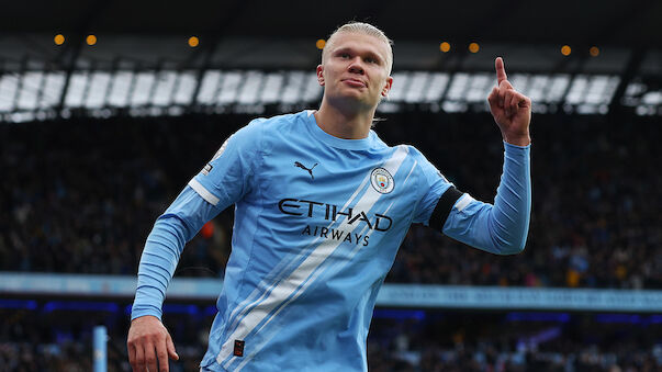 Doppelpack! Haaland schießt ManCity zum Derbysieg