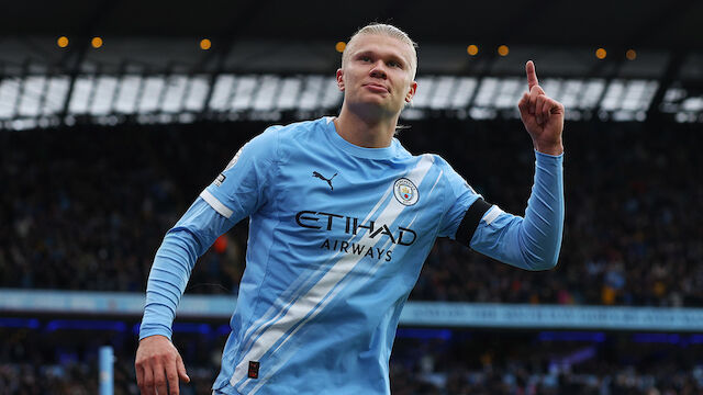 Doppelpack! Haaland schießt ManCity zum Derbysieg