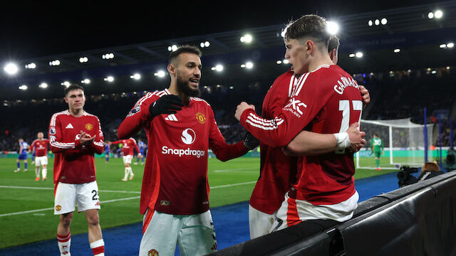 Manchester United siegt gegen schwaches Leicester