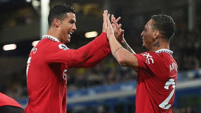 Ronaldo schießt Manchester United zum Sieg über Everton