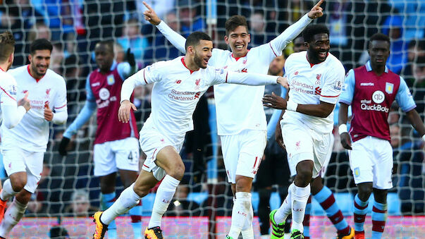 Liverpool feiert Kantersieg bei Aston Villa