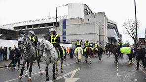 Ausschreitungen vor London-Derby