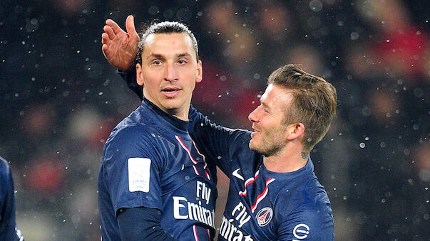 Ibrahimovic bietet Ex-Kollege Beckham Wette an