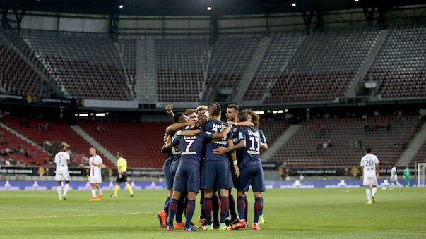 Klagenfurt: PSG zerlegt Lyon vor leeren Tribünen