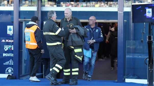 Feuer ausgebrochen! Verspäteter Anpfiff in Serie A