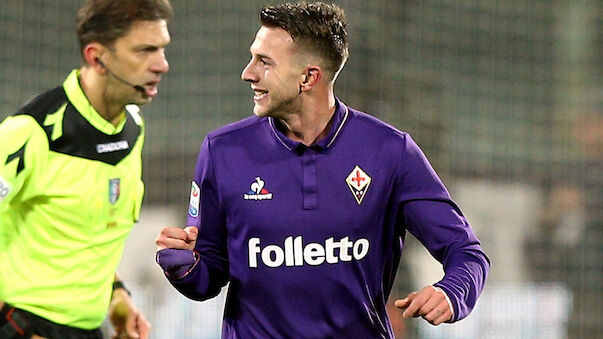 Umstrittener Elfer lässt Fiorentina jubeln