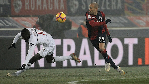 Milan lässt Punkte in Bologna liegen