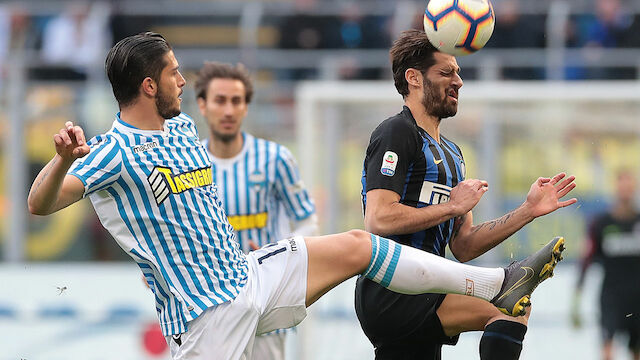 Inter Mailand feiert Arbeitssieg gegen SPAL