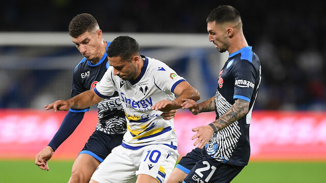 Napoli lässt gegen Hellas Verona Punkte liegen