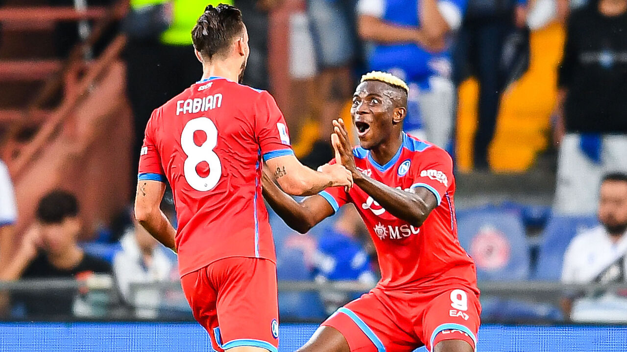 Klarer Sieg in Sampdoria: Neapel stürmt durch die First Division – Fußball – Nationalmannschaft