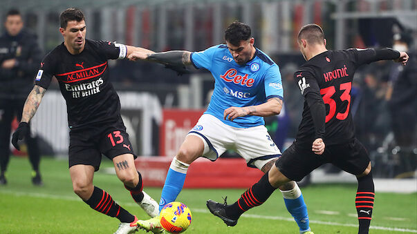 Napoli schlägt Milan im Verfolger-Duell