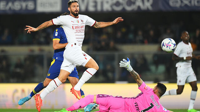 AC Milan müht sich zu Arbeitssieg gegen Nachzügler Verona