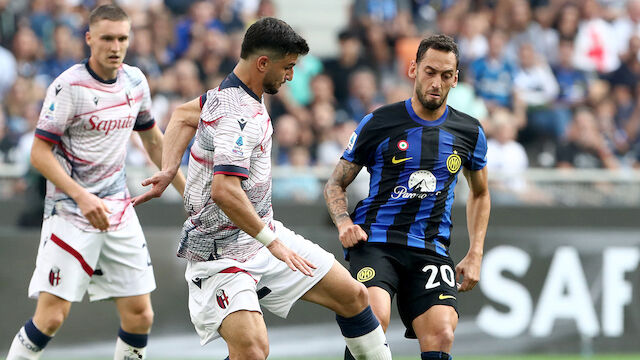 Serie A: Inter kommt gegen Bologna nicht über Remis hinaus