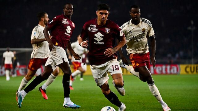 Torino knöpft der Roma mit spätem Ausgleich Punkt ab