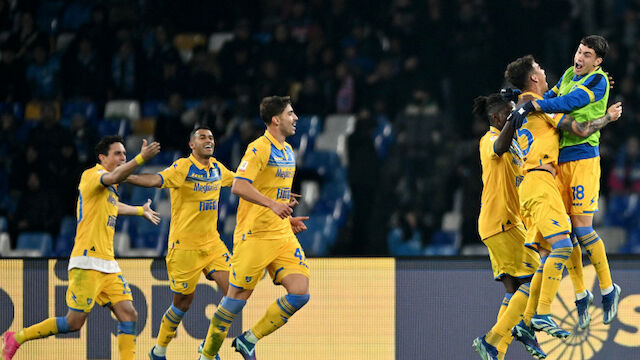 Überraschungscoup: Frosinone wirft Napoli aus Coppa Italia