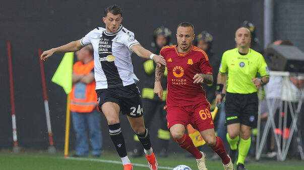 Nach N'Dicka-Schock: Roma gelingt in Udine Last-Minute-Sieg