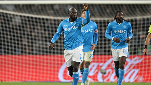 Napoli bleibt Erster - Lukaku knackt Ranieris Defensivriegel