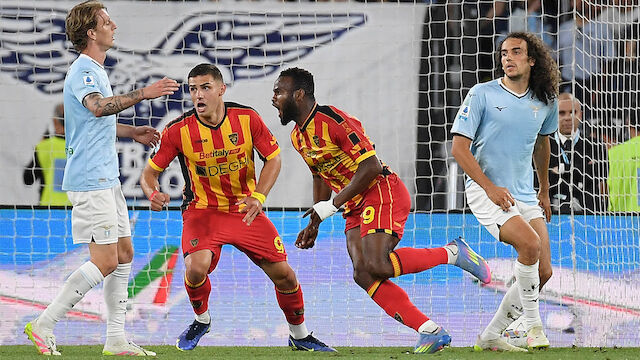 Irre! Lazio verspielt Europacup gegen dezimiertes Lecce 