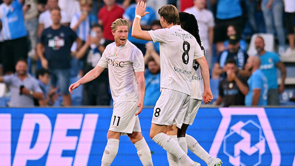 De Bruyne trifft bei seinem Pflichtspiel-Debüt für Napoli