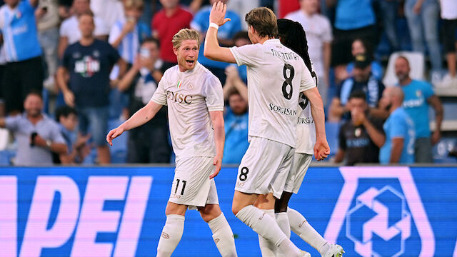 De Bruyne trifft bei seinem Pflichtspiel-Debüt für Napoli