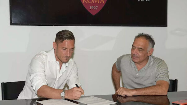Totti verlängert ein weiteres Jahr bei der Roma