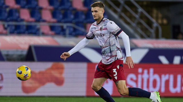 Stefan Posch bejubelt mit Bologna knappen Sieg gegen Lazio