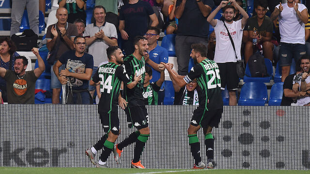 Sassuolo siegt trotz Horrorstart