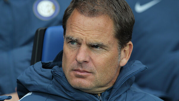 Inter setzt Frank de Boer vor die Tür