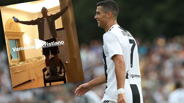 Cristiano Ronaldo singt zum Juve-Einstand