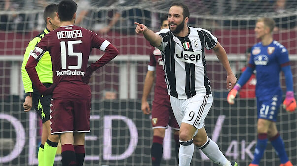 Juventus gewinnt Derby dank Higuain-Doppelpack