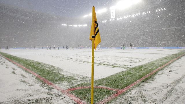 Juve-Match wegen Schnee abgesagt