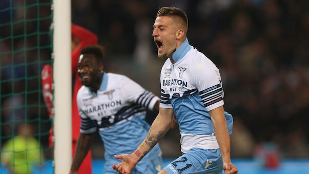 Lazio Rom feiert Gewinn der Coppa Italia