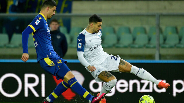 Lazio lässt Punkte bei Nachzügler Hellas Verona liegen