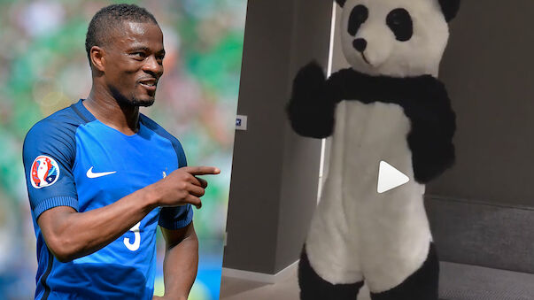 Deshalb tanzt Patrice Evra als Panda