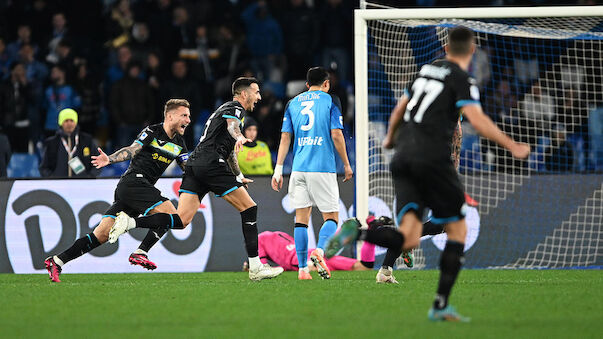 Lazio Rom bringt Napoli im Spitzenduell zu Fall