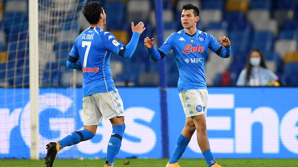 Coppa: Napoli zittert sich ins Viertelfinale